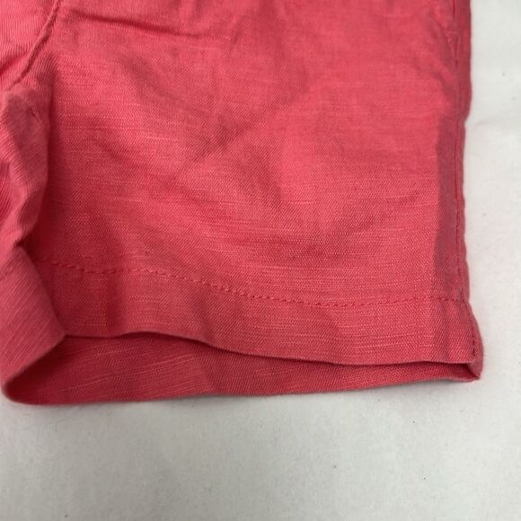 Janie and Jack 100048903 Linen-Cotton Pull-On Short - pink coral size 12-18 m - Picture 6 of 13